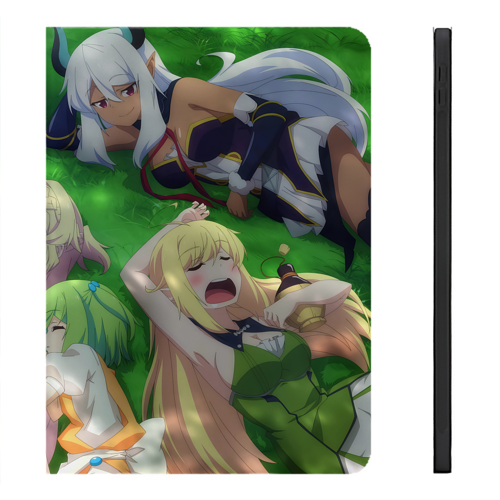 （画像用） 転スラ Regarding Reincarnated to Slime IPadケース ペンホルダー付き ブックスタイルデザイン